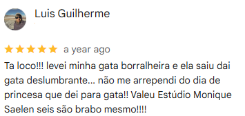 Depoimento de Cliente Satisfeita